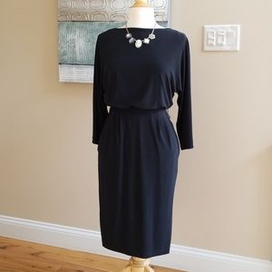 Anne Klein black dress, 2